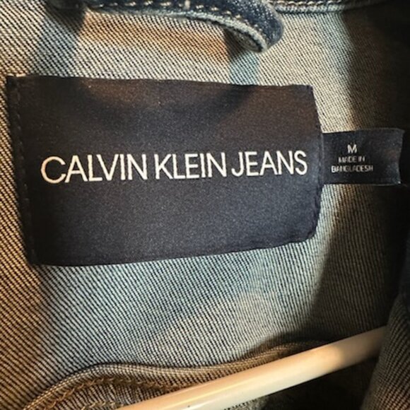 NWT - Calvin Klein Trucker Jean Jacket - Picture 2 of 4